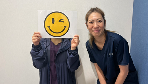 痛くなったらすぐ相談します!