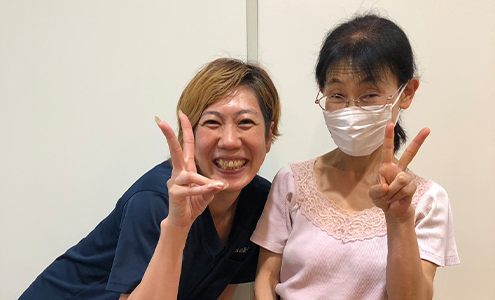 巻き爪治療をしてすぐ痛くなくなり、足を気にせずに生活したり、ウォーキングしたりできました。