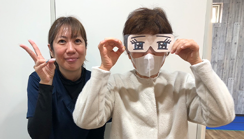 初回の治療後から、あれほど辛かった痛みがうそのようになくなりびっくりした。